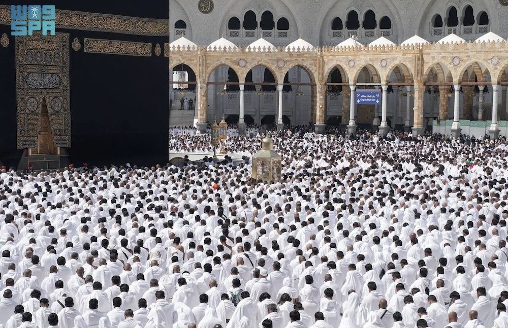 Worshippers at Grand Mosque Makkah. (SPA)