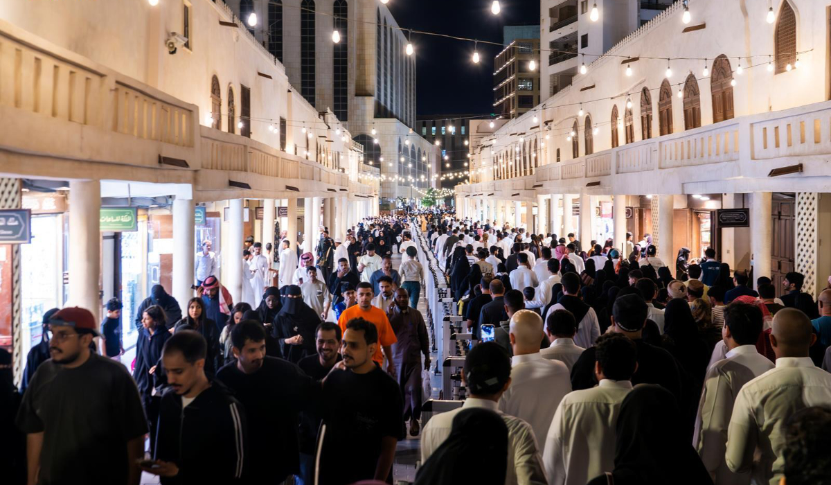 Vibrant Ramadan Atmosphere Attracts over Three Million Visitors to Jeddah Historic District. (SPA)