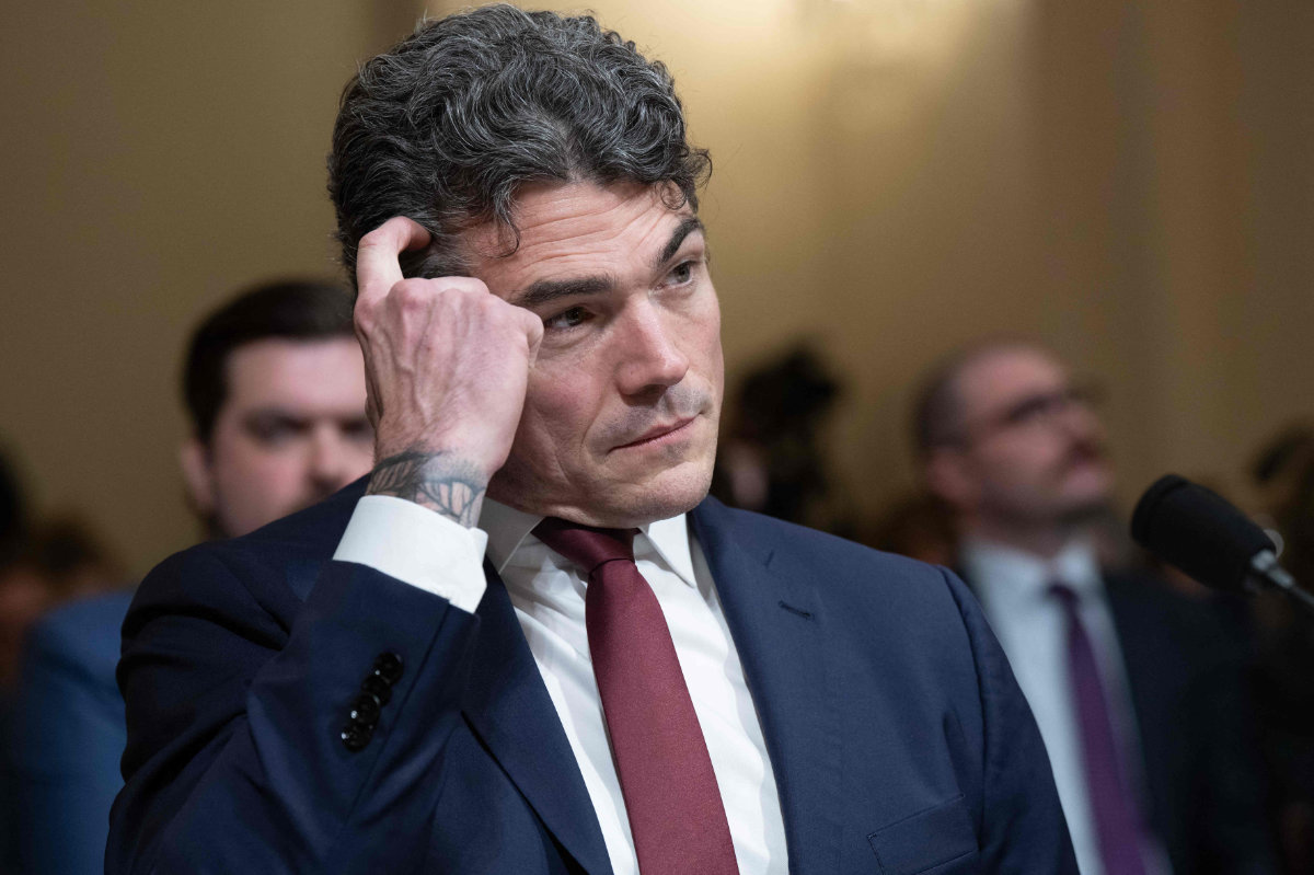 Joseph Kent testifies during a House Homeland Security Committee hearing titled "Worldwide Threats to the Homeland" on Capitol Hill in Washington, DC, on Dec. 11, 2025. Kent resigned on March 17, 2026 to protest the US-Israeli war against Iran and said Iran posed no imminent threat to the US. (AFP)