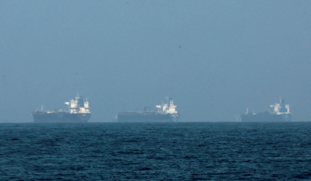 Tankers are seen off the coast of Fujairah. (REUTERS file photo)