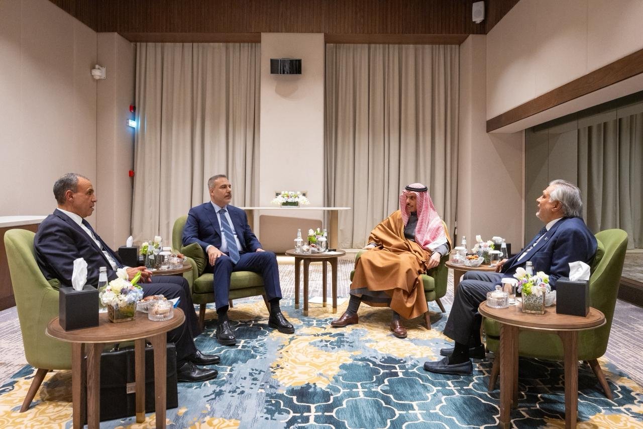 Saudi Arabia FM holds meeting with Egyptian, Pakistani, Turkish counterparts