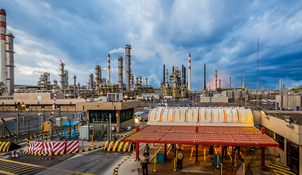 A drone hit the Samref refinery in the port of Yanbu on Saudi Arabia's Red Sea coast. (Samref website)