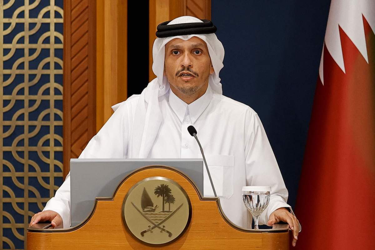 Qatar's Prime Minister Sheikh Mohammed bin Abdulrahman berated Iran over its strike on the Ras Laffan gas hub on Wednesday. (AFP)