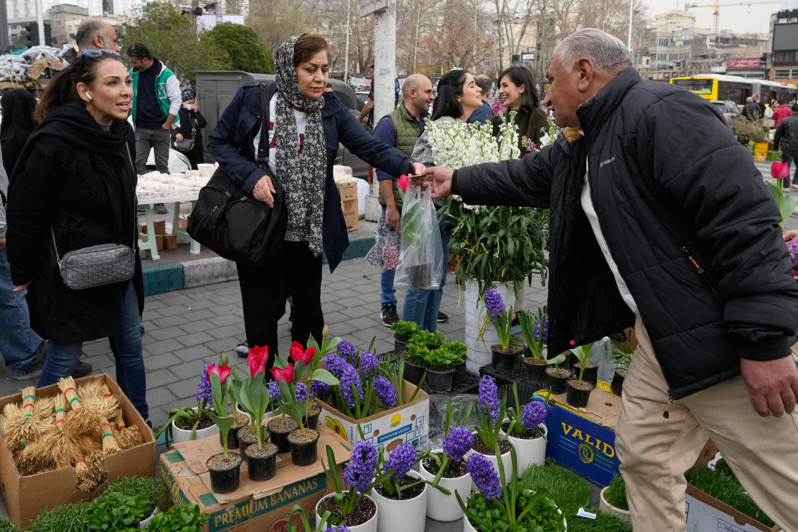 Iranians living abroad are approaching Persian new year with grief and fear as war and a crackdown cut them off from loved ones inside Iran. (AP)