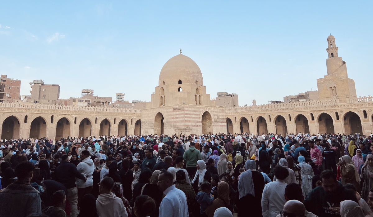 On the delightful day of Eid, Muslims in Egypt, like other places, hold get-togethers, share special dishes and connect in an atmosphere of warmth. (AN photo)