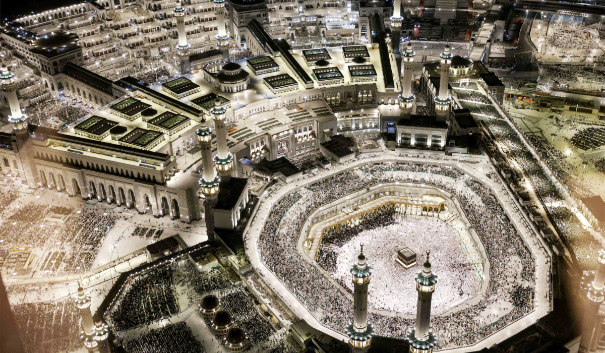 Muslim worshippers gather around the Kaaba, Islam's holiest shrine, at the Grand Mosque complex in the holy city of Makkah. (AFP)