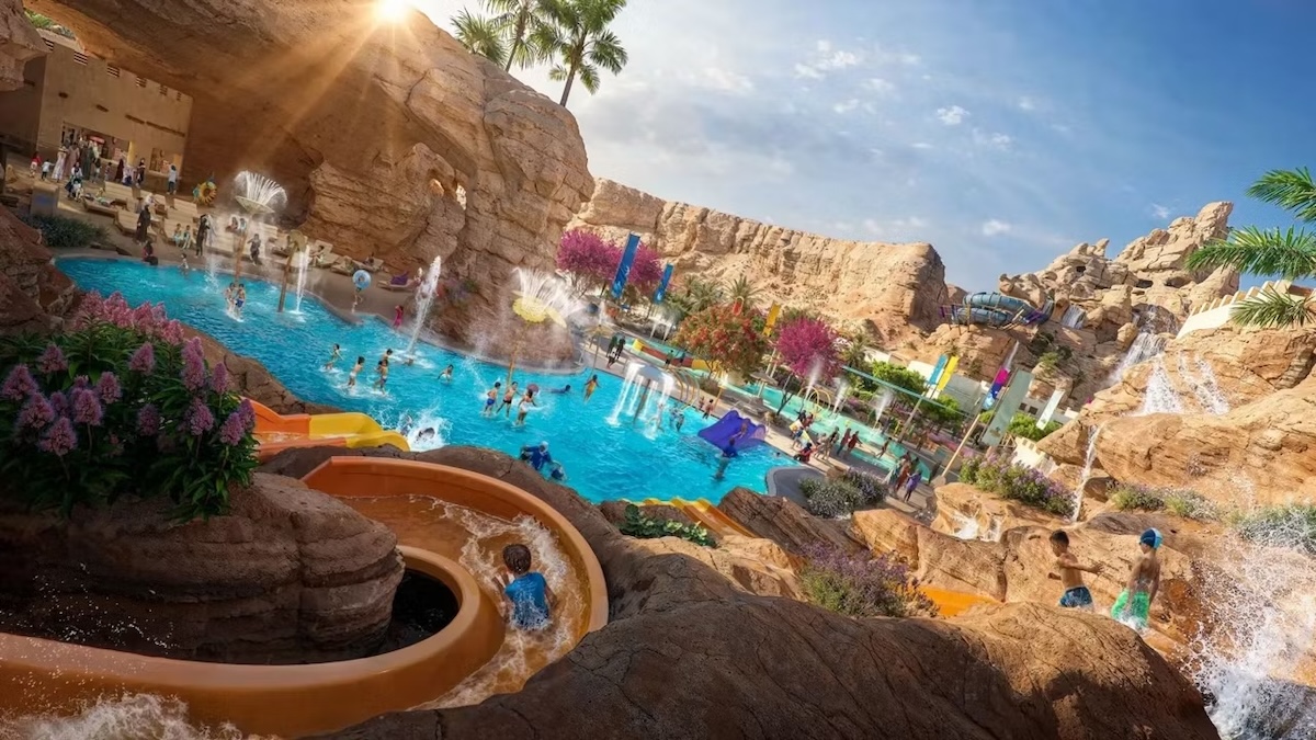 Aquarabia, the centrepiece water theme park of the Qiddiya City, welcomed a select group of guests for its anticipated soft opening on Friday. (Supplied)