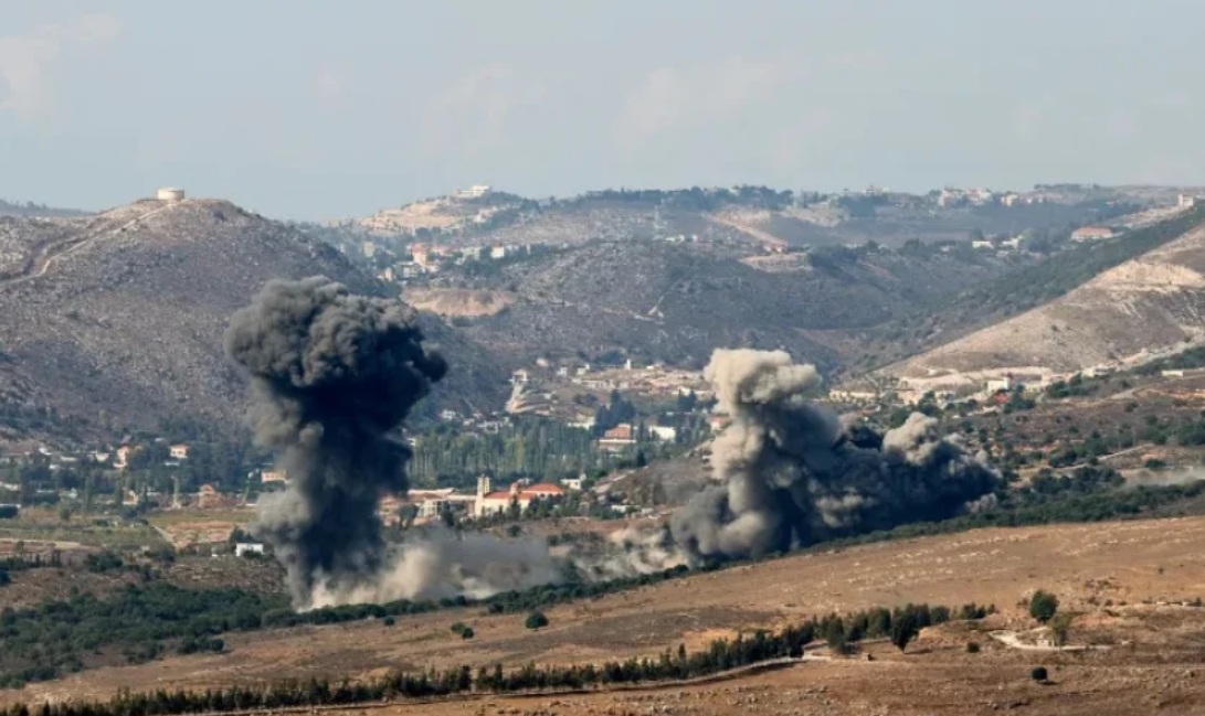 Lebanese state media said an Israeli airstrike hit a house in a southern town early on Saturday, killing one person and wounding two others. (X/@hawarnews1)