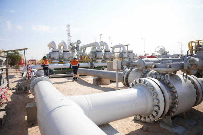 Iranian gas supplies to Iraq have resumed at a rate of five million cubic meters per day, the Iraqi electricity ministry said on Saturday, according to the state news agency. (Reuters/File)