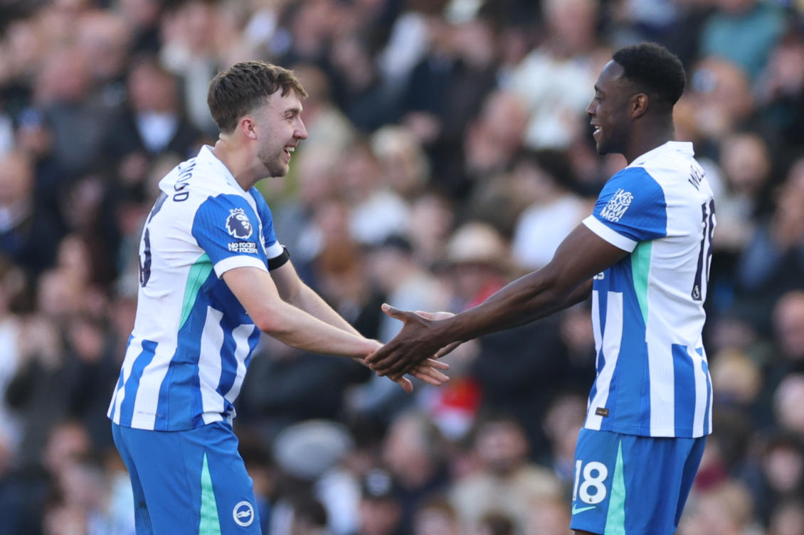 Welbeck double steers Brighton to 2-1 victory over Liverpool