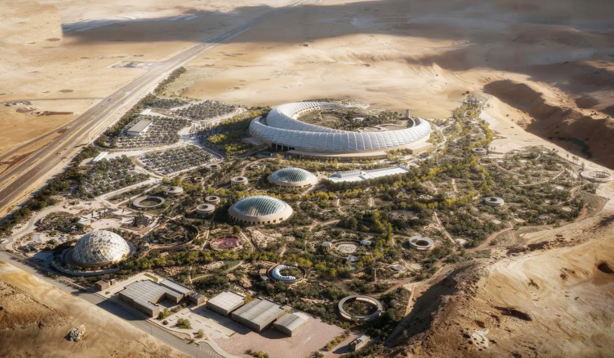 The site will feature a diverse array of environments including water, desert and floral gardens, alongside dedicated areas for birds and reptiles. (SPA)