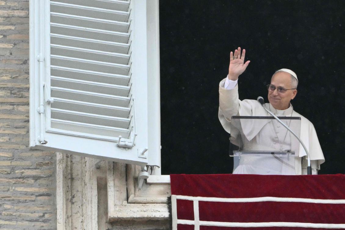 Pope Leo on Sunday said death and suffering caused by the war in the Middle East are a “scandal to the whole human family.” (AFP)
