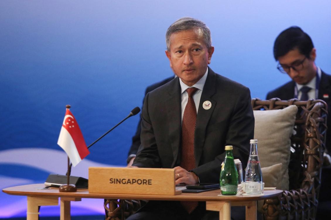 Singapore's Minister of Foreign Affairs Vivian Balakrishnan attends the Association of Southeast Asian Nations (ASEAN) Foreign Ministers' Retreat in Cebu City on January 29, 2026. (FILE/AFP)