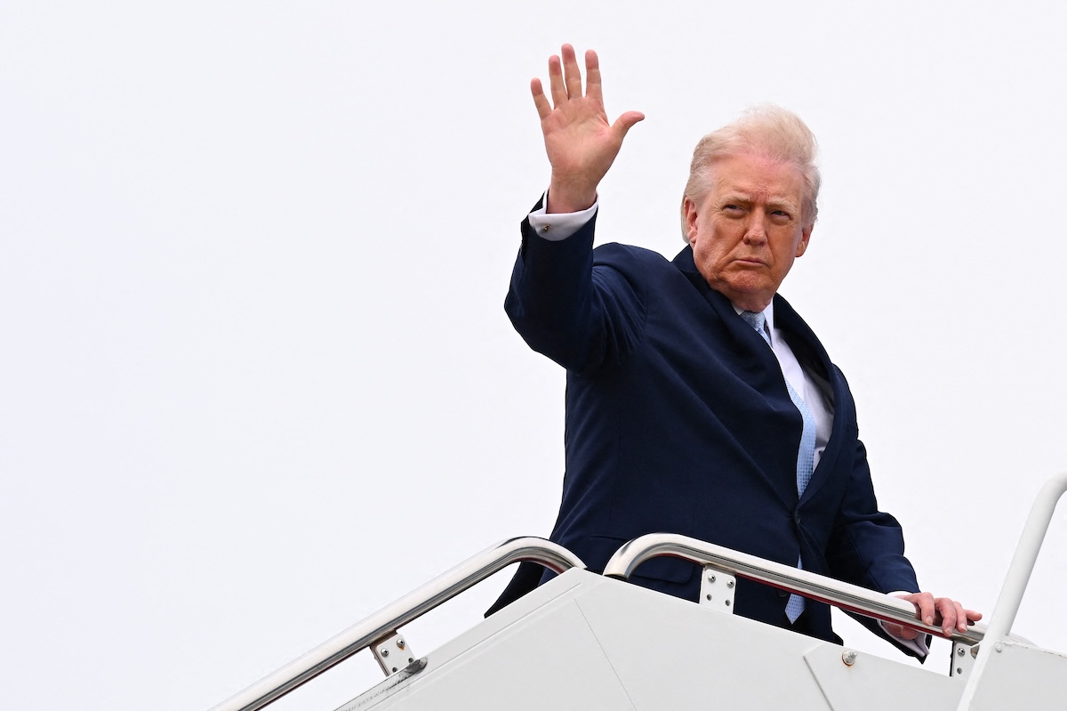 US President Donald Trump said on Monday he will order the military to postpone any military strikes against Iranian power plants and energy infrastructure. (Getty Images/AFP)
