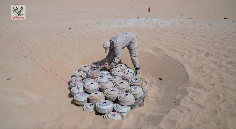 Project Masam clears 3,500 mines in Yemen in March