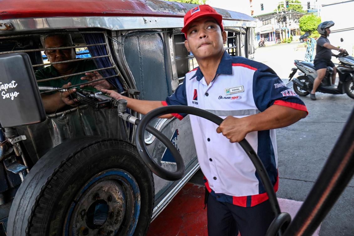 On Tuesday, March 24, the cost of diesel jumped again by around 16 percent, with prices up to 134.30 pesos per liter at some pumps, the highest in the country’s history. (AFP)