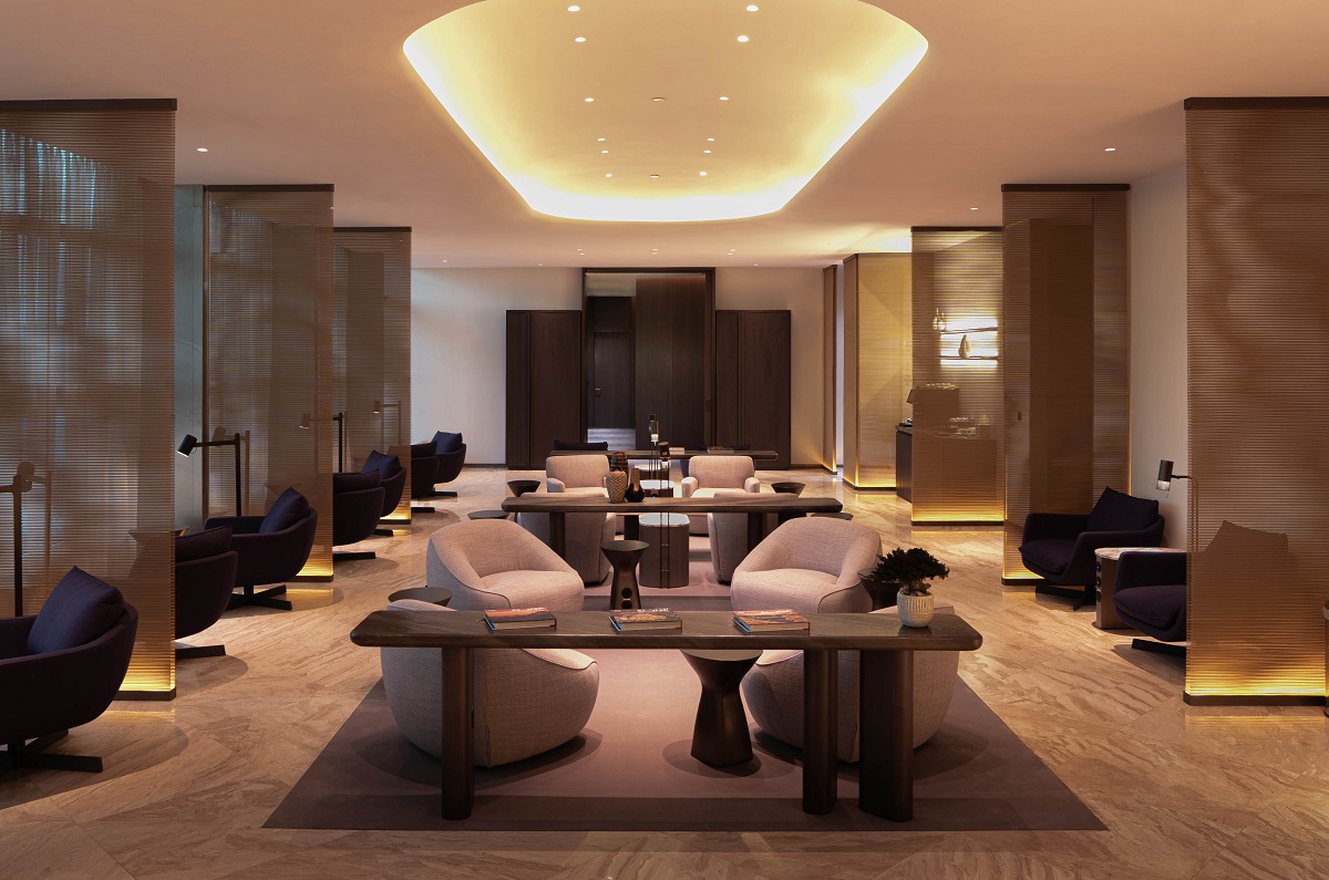 The project was carried out in collaboration with design studio Yabu Pushelberg, based in Toronto and New York, and features a residential-inspired setting. (Supplied)