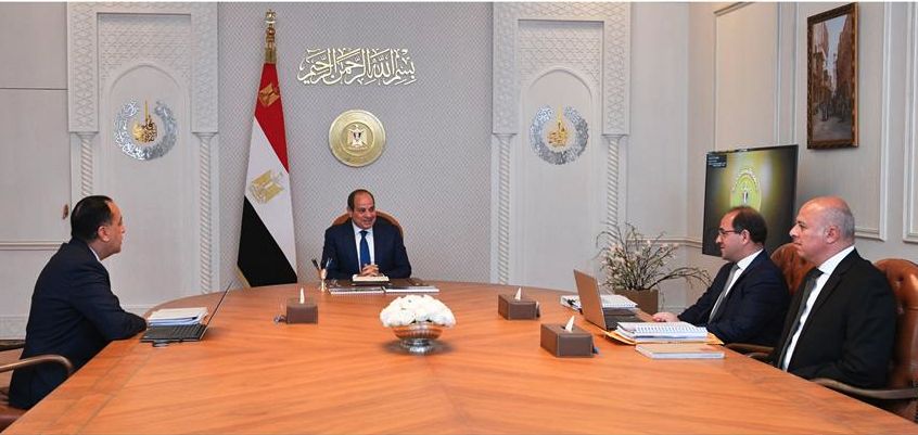 Finance Minister Ahmed Kouchouk met with with President Abdel-Fattah El-Sisi. presidency.eg