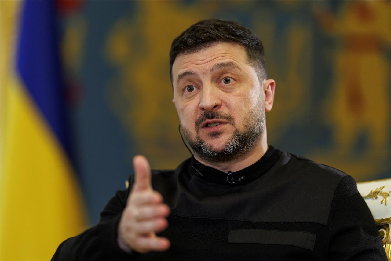 Zelensky questioned whether Russia was willing to sacrifice hundreds of thousands more soldiers in an effort to capture the area of Donbas it does not already control. (Reuters)