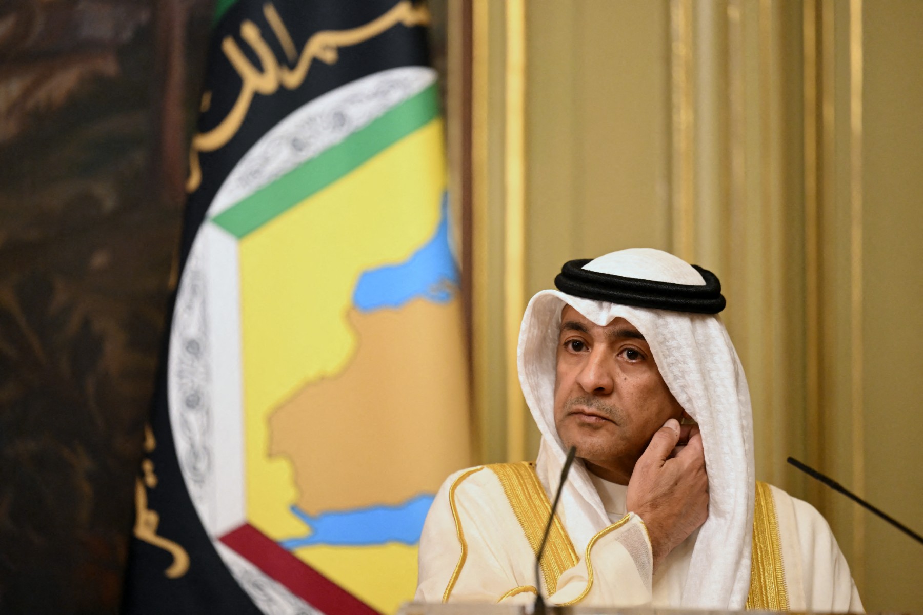The Gulf Cooperation Council (GCC) Secretary General Jasem Mohamed Al-Budaiwi. (File/AFP)