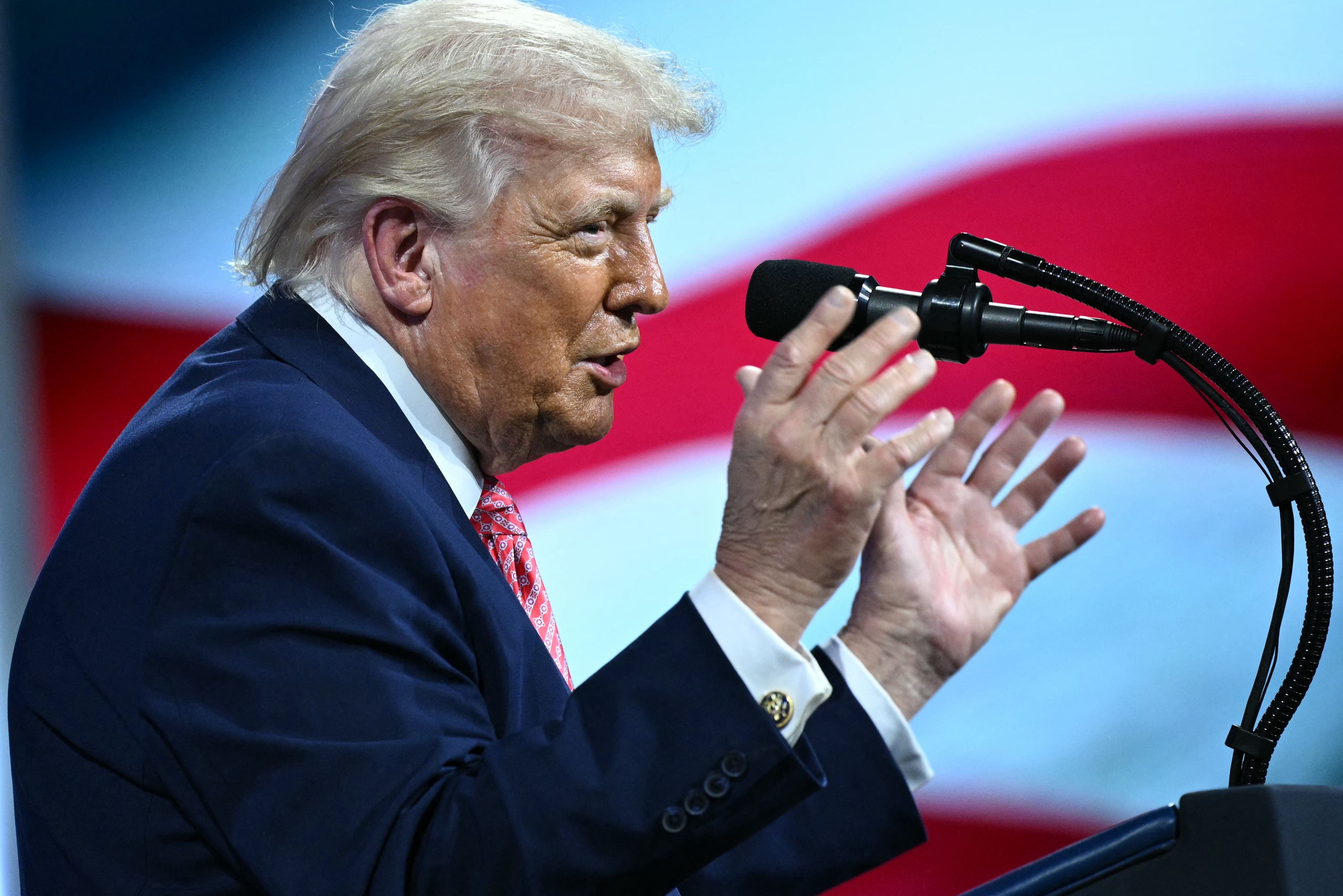 US president says Iran must open Hormuz Strait