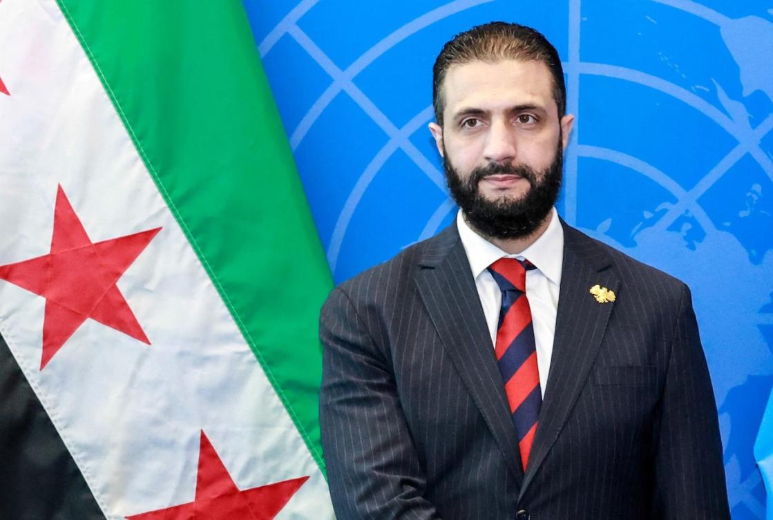 Syria’s presidency announced on Saturday that President Ahmed Al-Sharaa will head to Germany and Britain next week. (File/AFP)