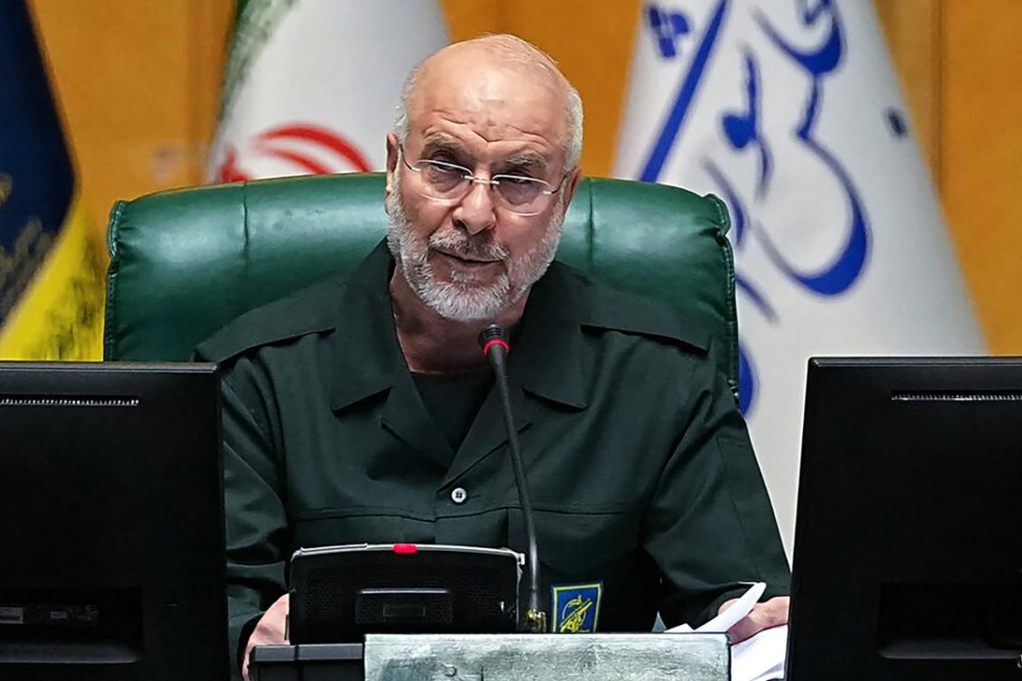 Parliament speaker Mohammad Bagher Ghalibaf’s defiant message comes after one month of regional war that was sparked on February 28 when Israel and the US launched air strikes on Iran. (AFP)