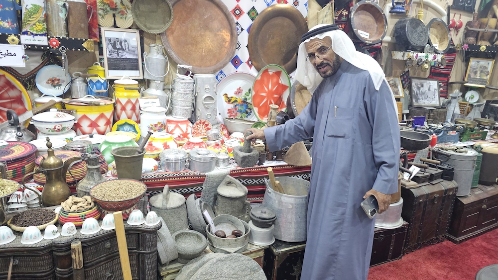 For more than four decades, Mohammed bin Ali Al-Garni has collected artifacts, antiques and memorabilia, building a collection of more than 12,000 items that now form a private museum in his home. (AN Photo/Saleh Fareed)