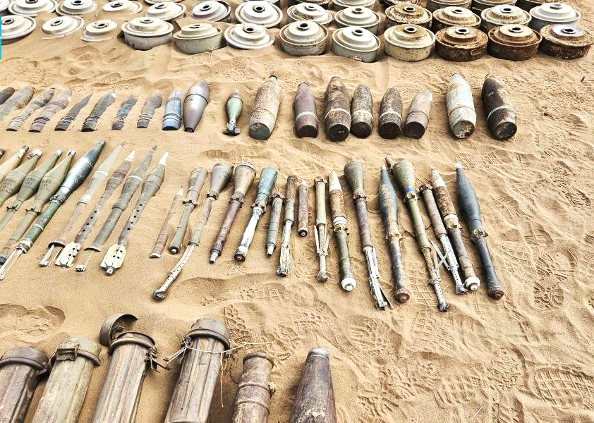 The explosives were planted indiscriminately and posed a threat to civilians, including children, women and the elderly. (SPA)