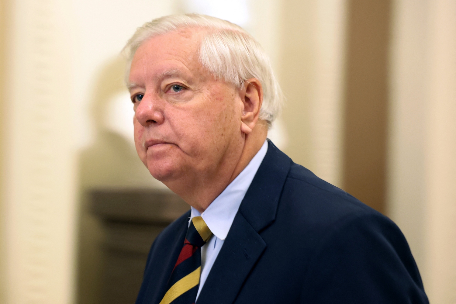 US Sen. Lindsey Graham on Monday issued a veiled threat to Arab Gulf states, urging them to attack Iran (File/AFP)