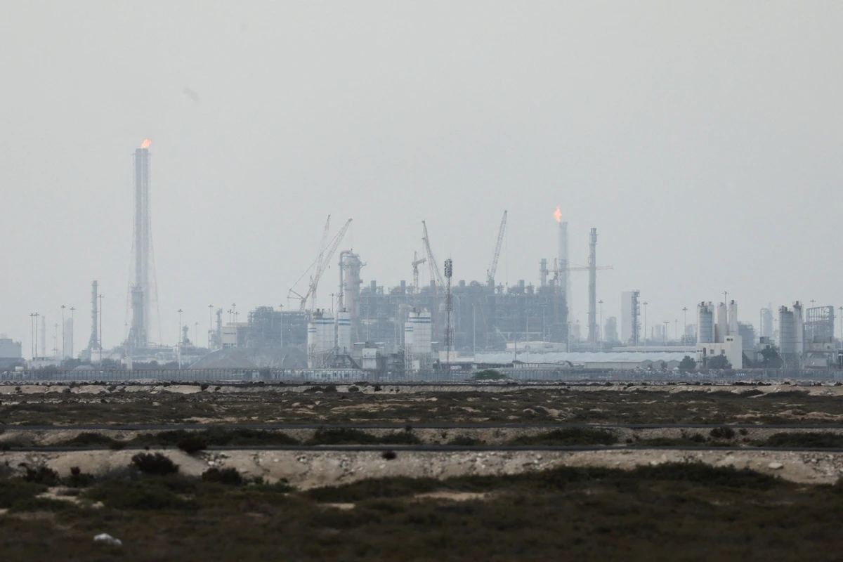 QatarEnergy's liquefied natural gas (LNG) production facilities, amid the US-Israeli conflict with Iran, in Ras Laffan Industrial City, Qatar March 2, 2026. Reuters/Stringer/File