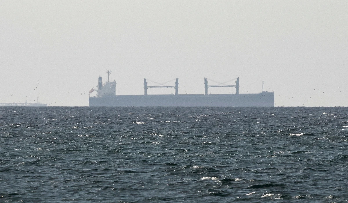A tanker sails in the Gulf, near the Strait of Hormuz, as seen from northern Ras al-Khaimah, near the border with Oman’s Musandam governance, amid the U.S.-Israeli conflict with Iran, in United Arab Emirates, March 11, 2026. (REUTERS)