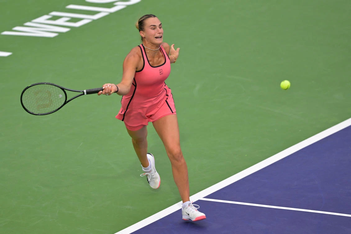 Although Elena Rybakina trails Aryna Sabalenka, above, 8-7 in their career head-to-head, she has won their last two meetings. (Imagn Images)