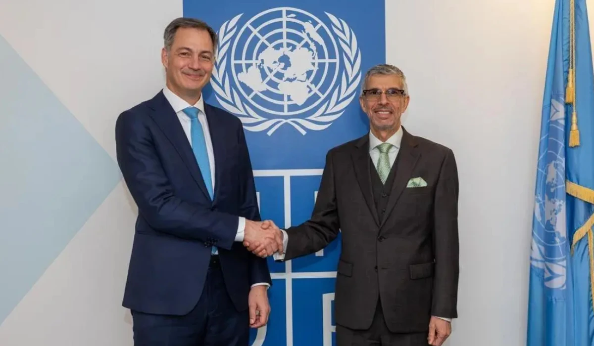 Saudi envoy to UN meets UNDP official in New York