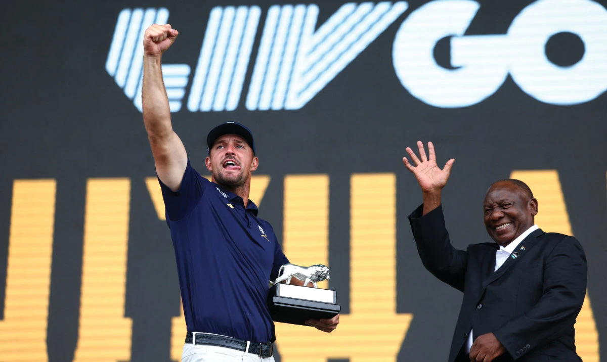 Bryson DeChambeau claims LIV Golf South Africa title
