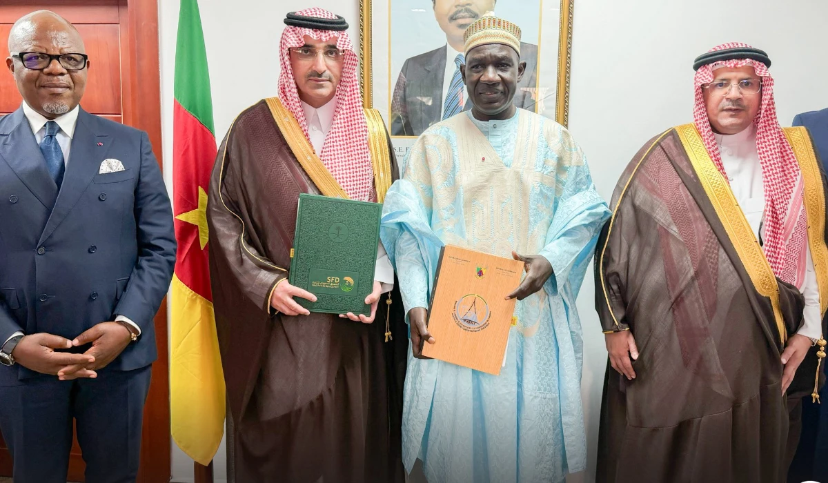 The agreement was signed in the presence of the Saudi Ambassador to Cameroon Ibrahim Al-Ghamdi. (Supplied)