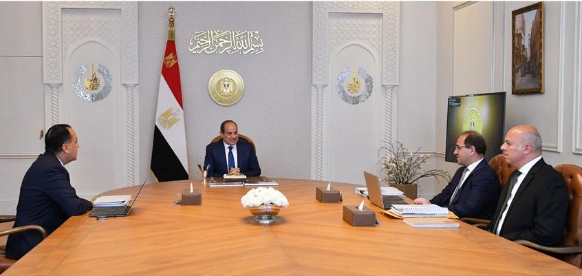 Finance Minister Ahmed Kouchouk met with with President Abdel-Fattah El-Sisi. presidency.eg