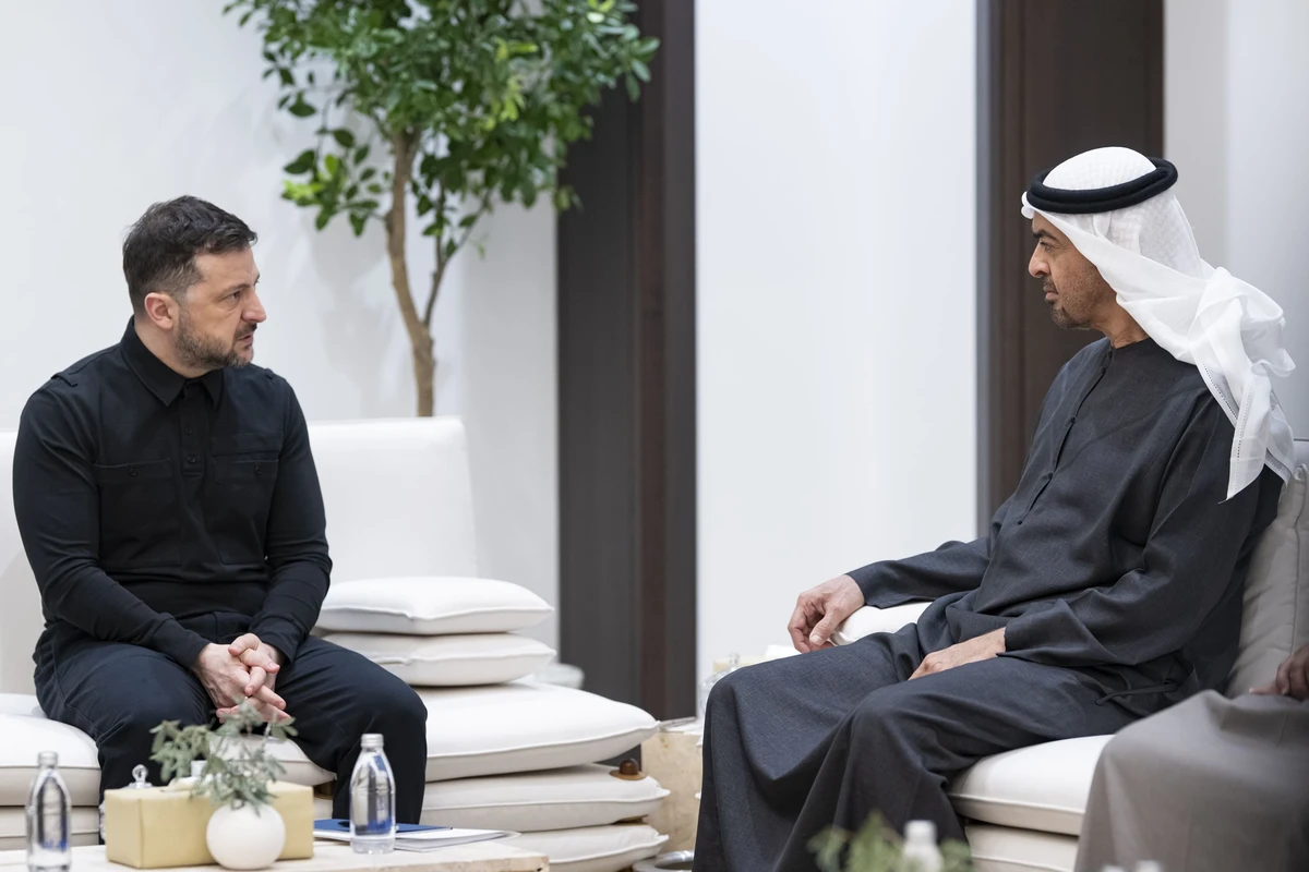 UAE, Ukrainian presidents discuss cooperation and regional developments