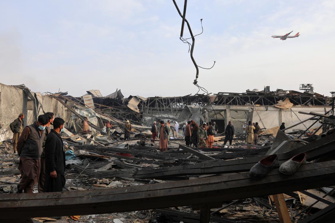 Fighting between Pakistan and Afghanistan that started in October has killed scores of people on both sides. Above, the site of an air strike at a drug rehabilitation hospital in Kabul on March 17, 2026. (AP file photo)