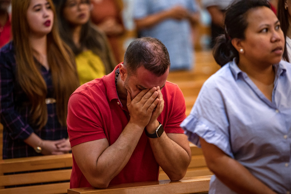 Traditionally, Holy Week is packed with communal prayers, large family gatherings and worship building up to Easter. (AFP filephoto)