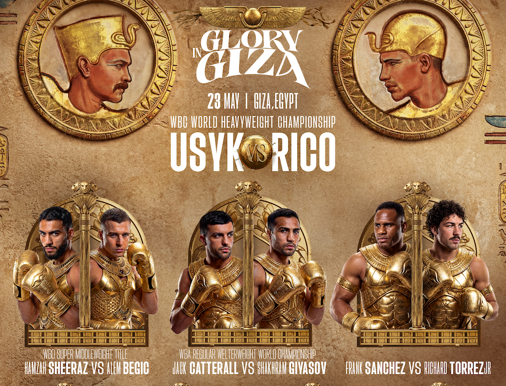 ‘Glory in Giza’ undercard to feature 2 world title fights