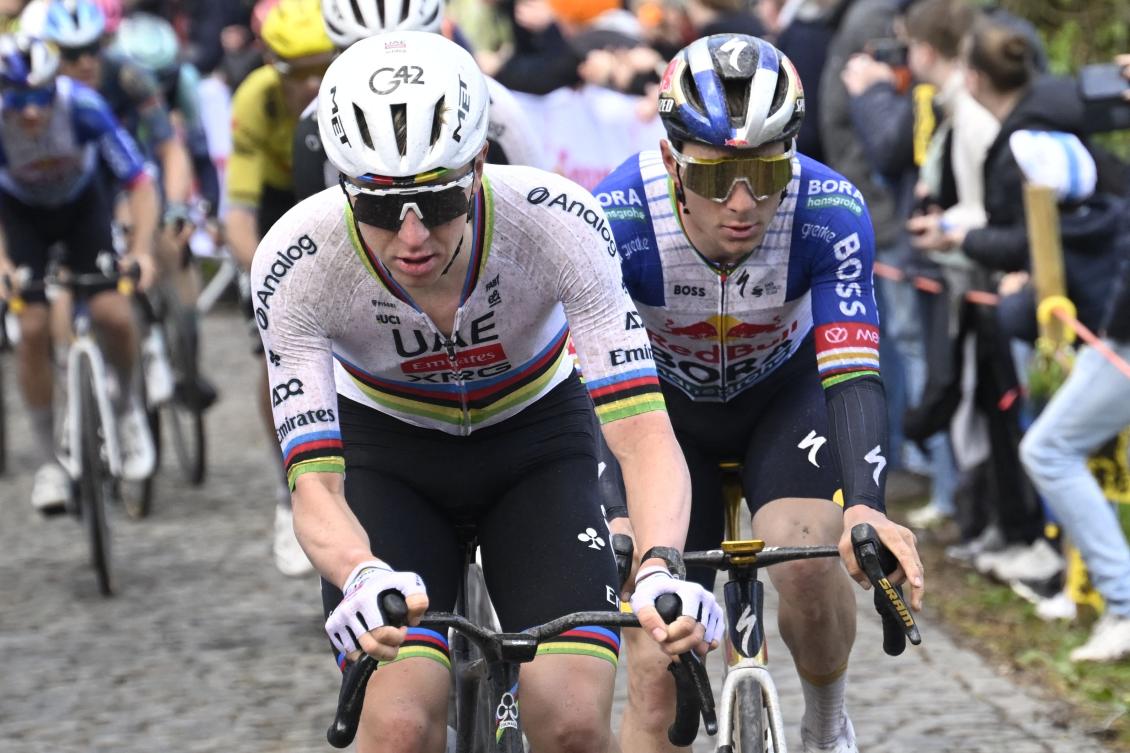 Tadej Pogacar among riders under investigation after Tour of Flanders railway red-light incident