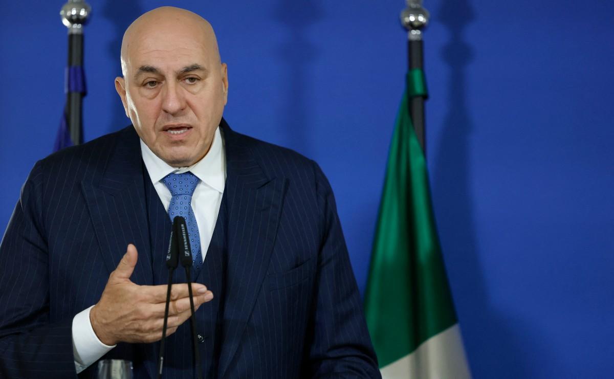 Italy's Minister of Defence Guido Crosetto. (AFP)
