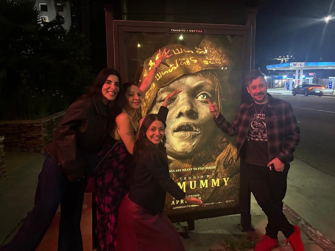 The actress shared a carousel of images promoting her upcoming horror film. (Instagram)