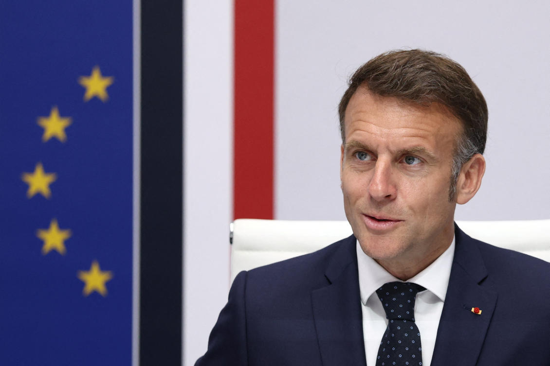 France's Macron welcomes US, Iran ceasefire deal, calls for Lebanon's inclusion. (REUTERS)