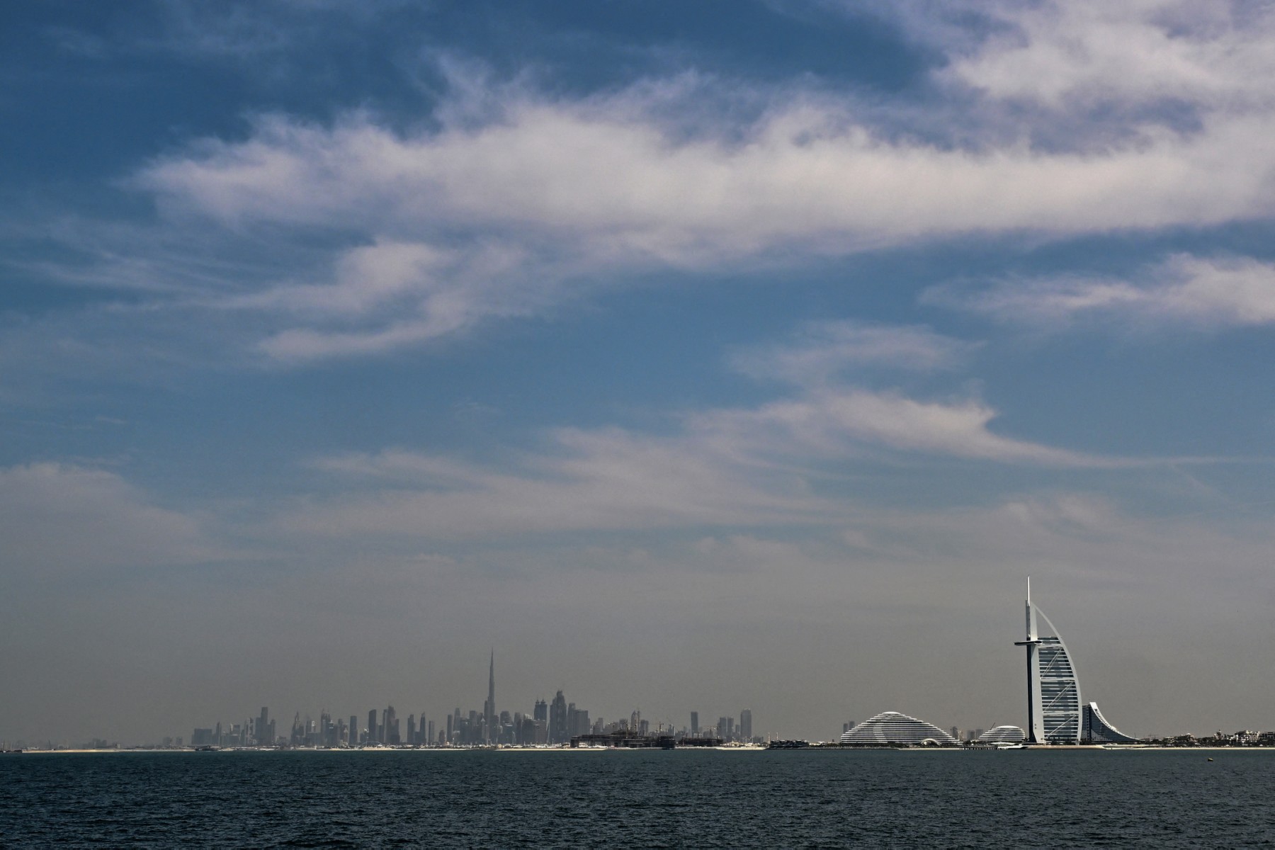 The city skyline is pictued in Dubai on March 11, 2026. (File/AFP)