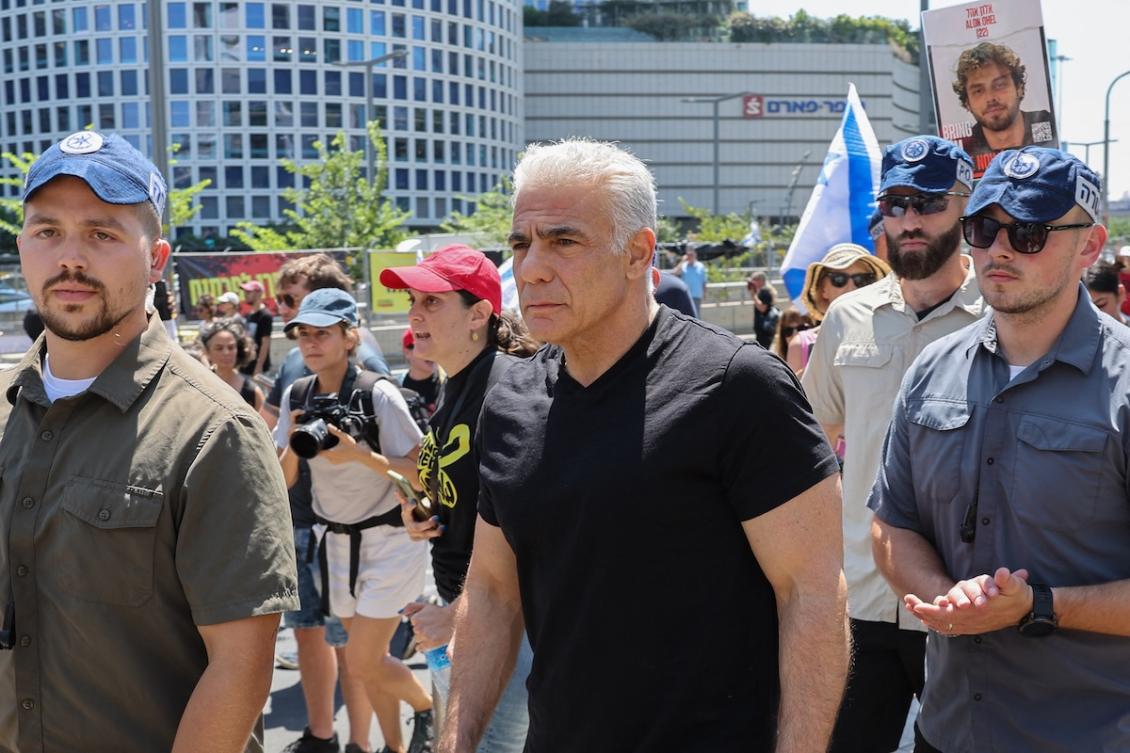 “There has never been a political disaster like this in our entire history. Israel was not even close to the table when decisions were made concerning the core of our national security,” the country’s main opposition leader Yair Lapid wrote on X. (FILE/AFP)