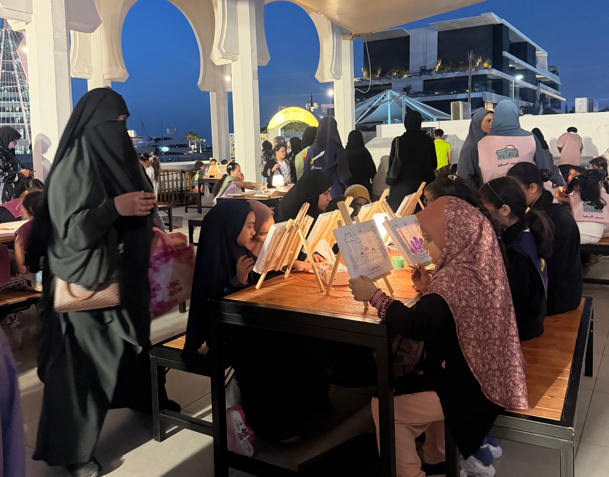 Each month introduces them to an important mosque in Islamic history, with this month focusing on Quba Mosque. (AN photo)