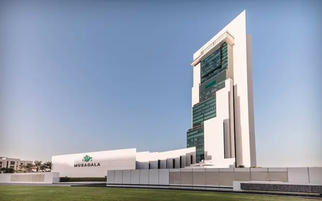 Mubadala tower. Mubadala