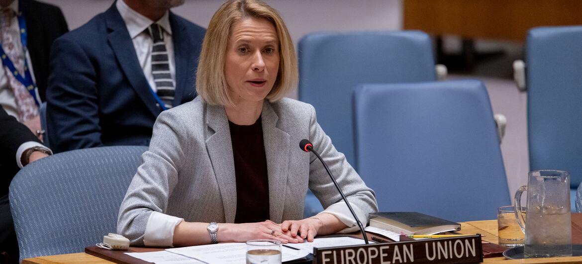 EU foreign policy chief, Kaja Kallas, warns that economic consequences of the war in the Middle East are being felt worldwide. (United Nations)